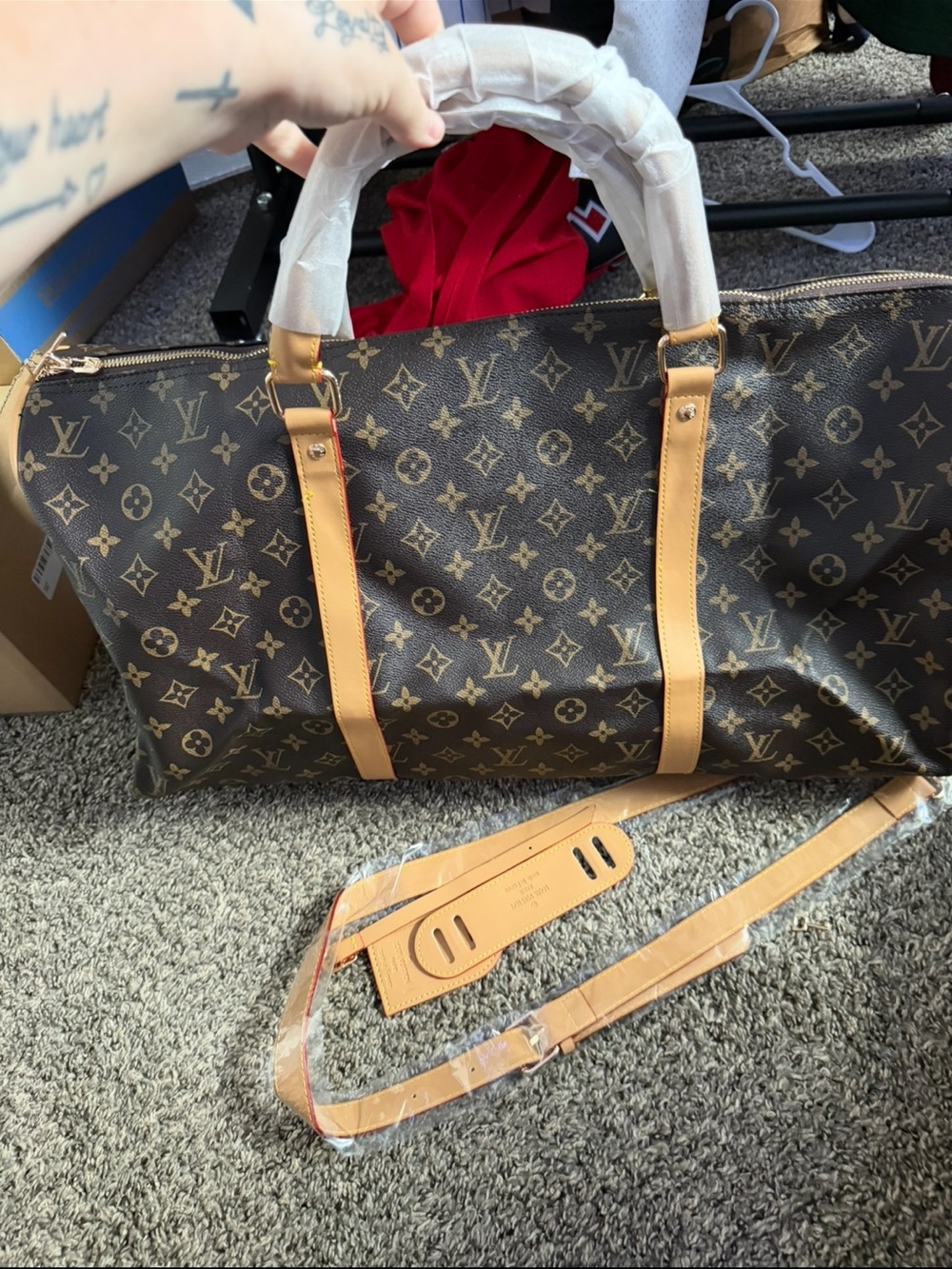 Brown Monogram 55 Travel Bag